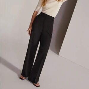 Favorite Daughter Black Wide-Leg Pants